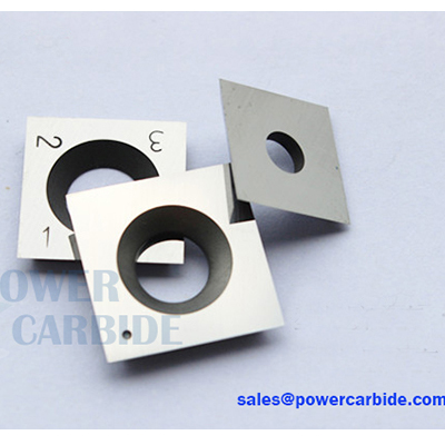 Carbide straight square cutter inserts