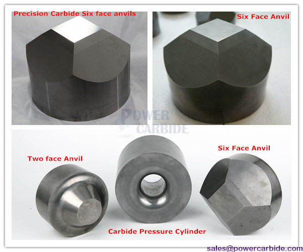 Tungsten Carbide Anvils & Pressure Cylinder