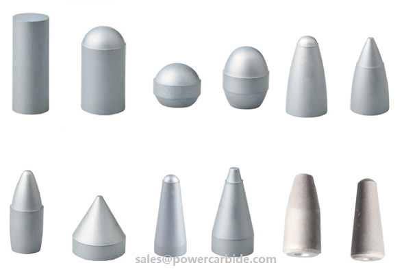Full shapes tungsten carbide burrs blanks