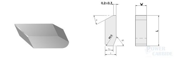 carbide sawing tips Europe standard
