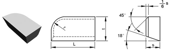 B5 Cemented Carbide brazed tips for sale B5 Cemented Carbide brazed tips for sale