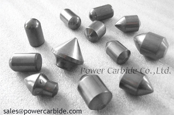 HIP sintered tungsten carbide spherical DTH buttons