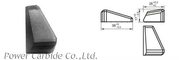 Tungsten carbide TBM cutter blades mining inserts